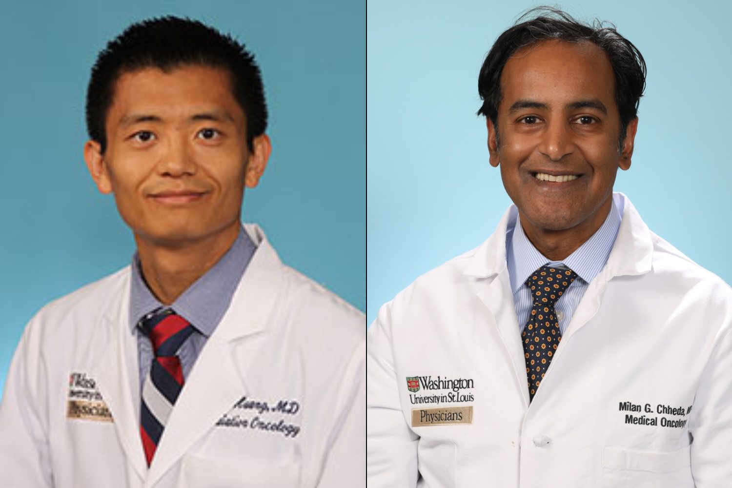 Portrait image of two of The Brain Tumor Center Directors