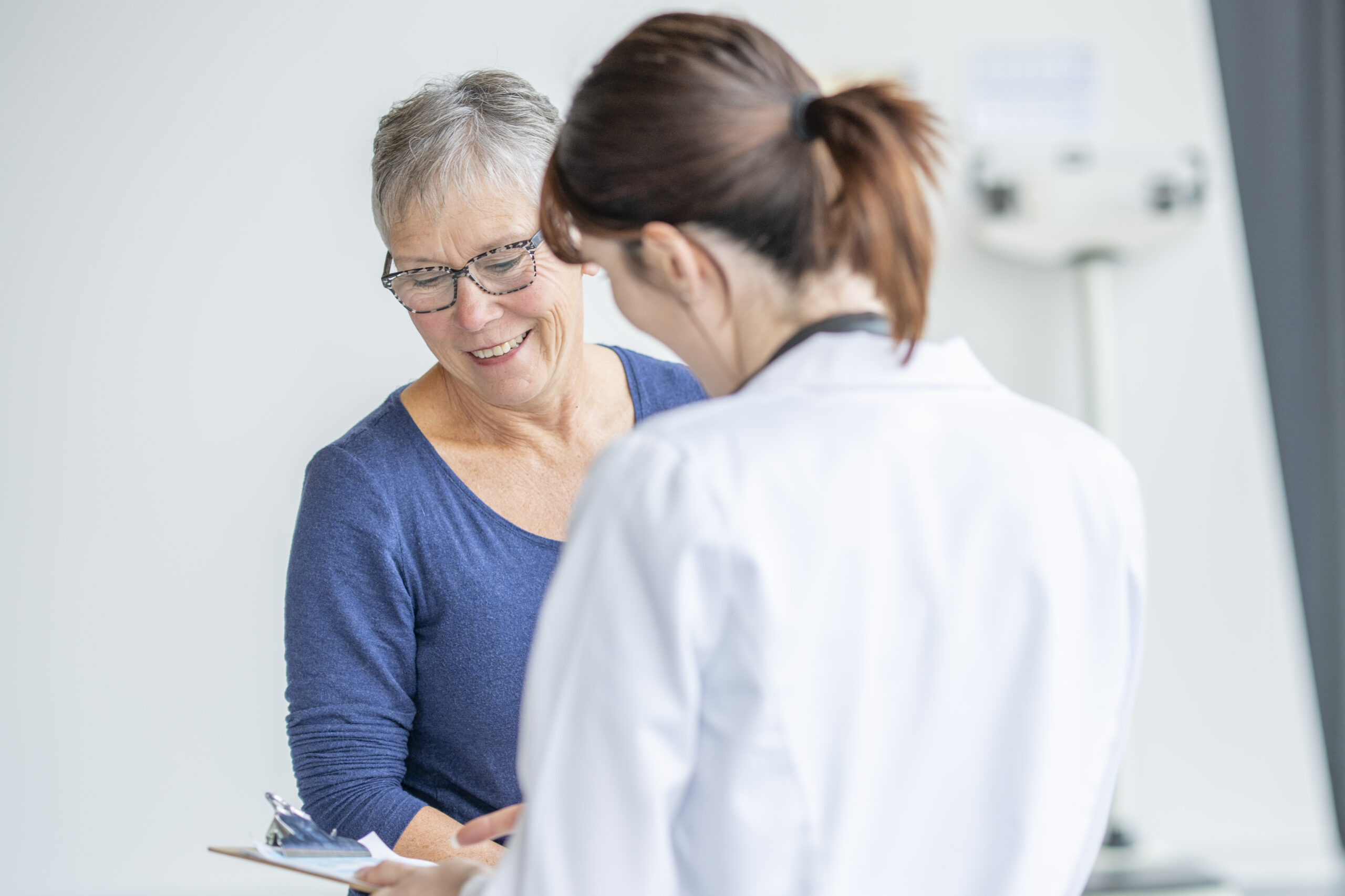 Senior At A Health Check Up
