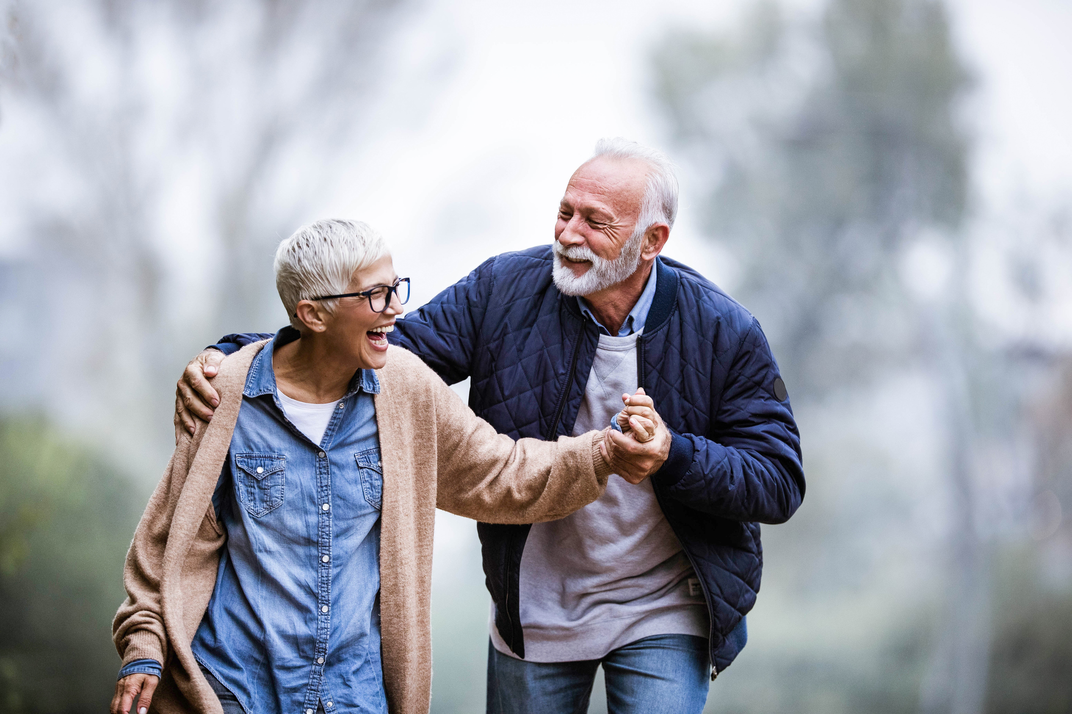 Couple on a walk